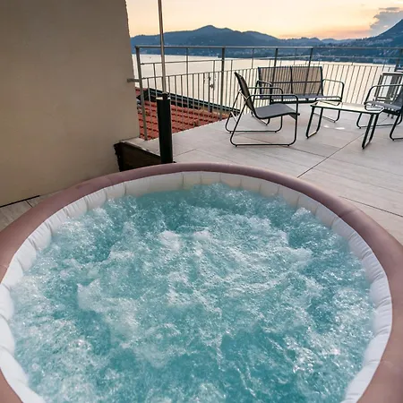 Dn Art Royale - D First Floor With View Terrace And Hot Tub - N Ground Floor With Internal Whirpool * Blevio